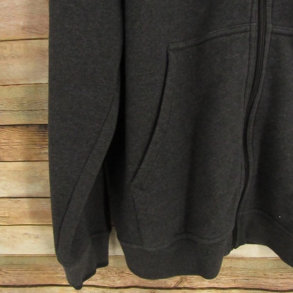 PUMA Gray/Black Zip-Front Jacket Men's L - Picture 5 of 16